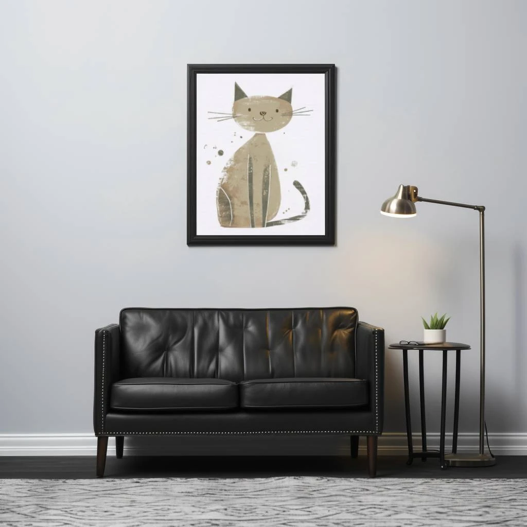 Schattige kat poster