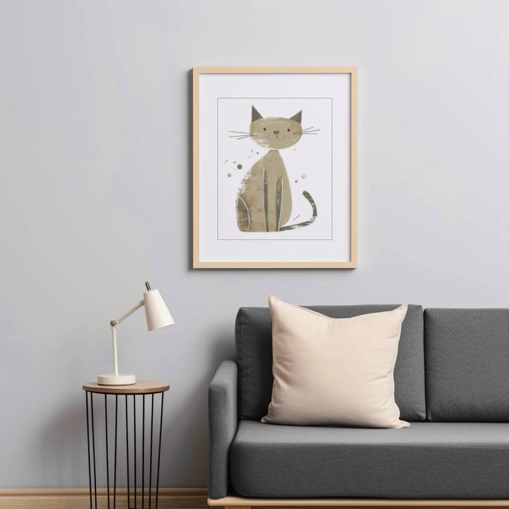 Schattige kat poster