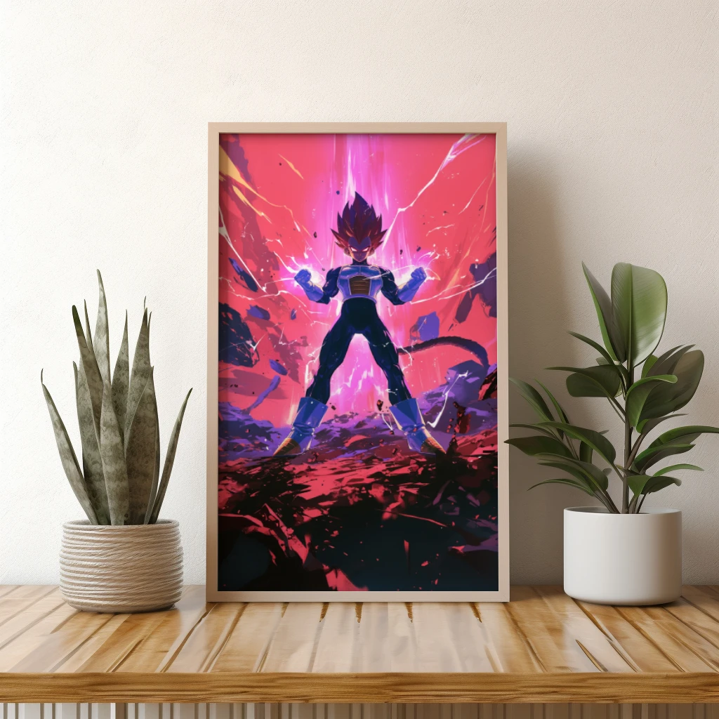 Vegeta power up poster