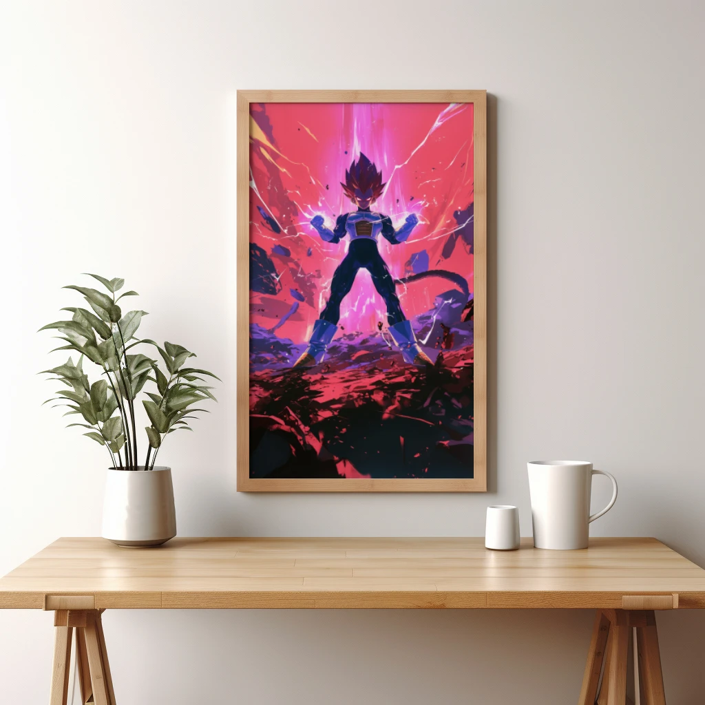 Vegeta power up poster