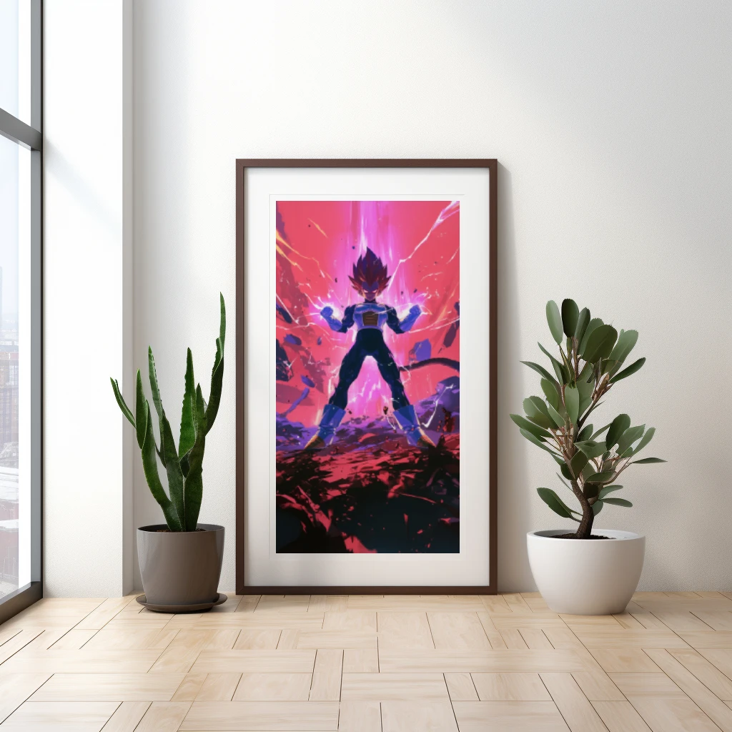 Vegeta power up poster