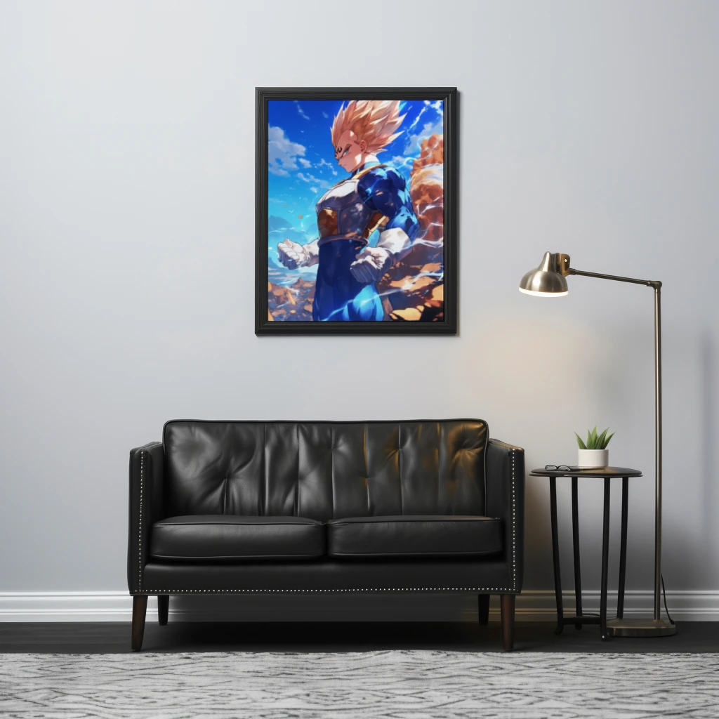 Majin Vegeta power up poster