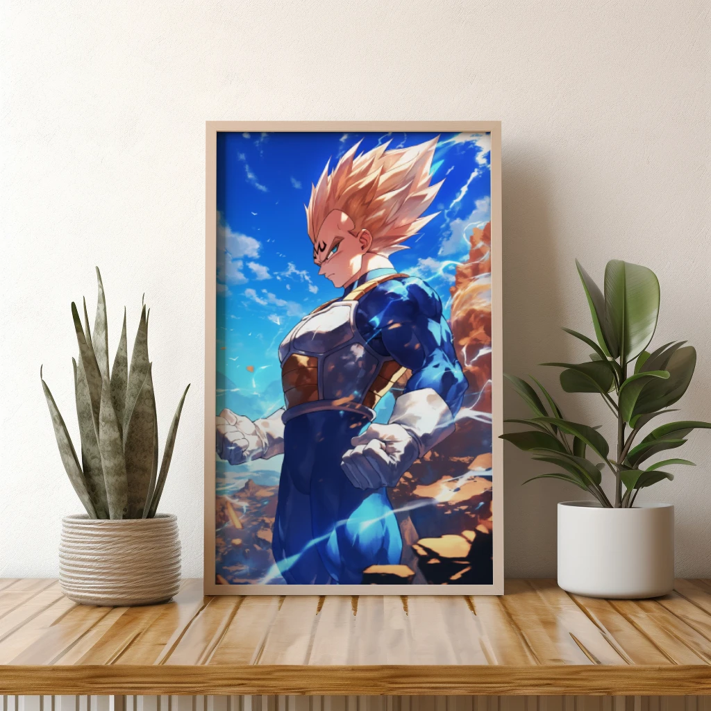 Majin Vegeta power up poster