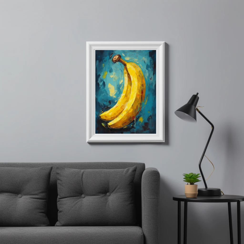 Banaan Van Gogh poster