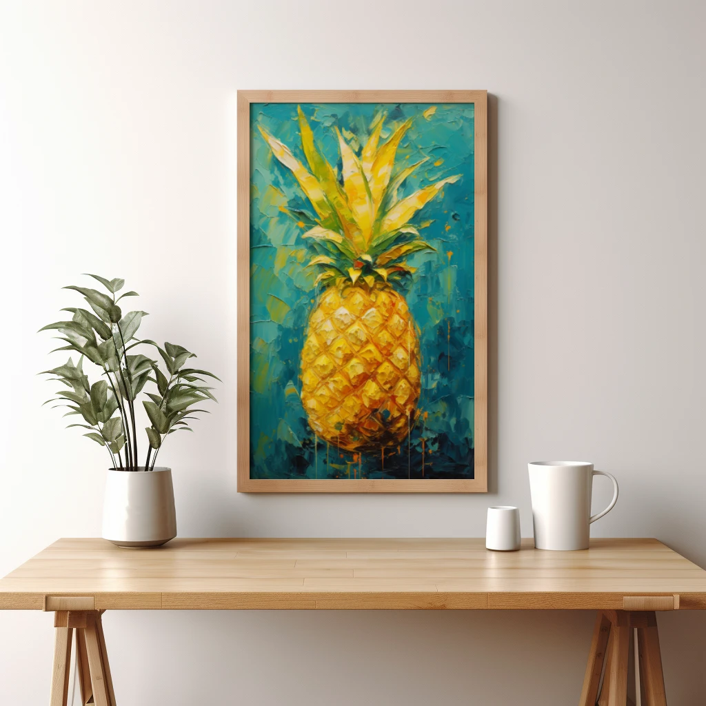 Ananas Van Gogh poster