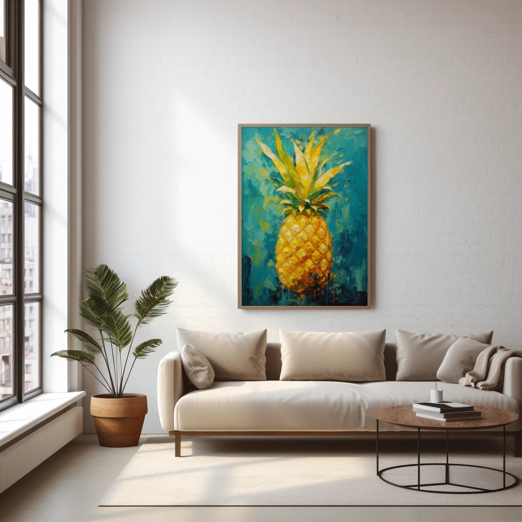 Ananas Van Gogh poster