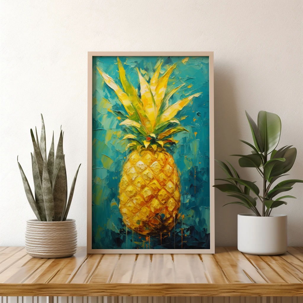 Ananas Van Gogh poster