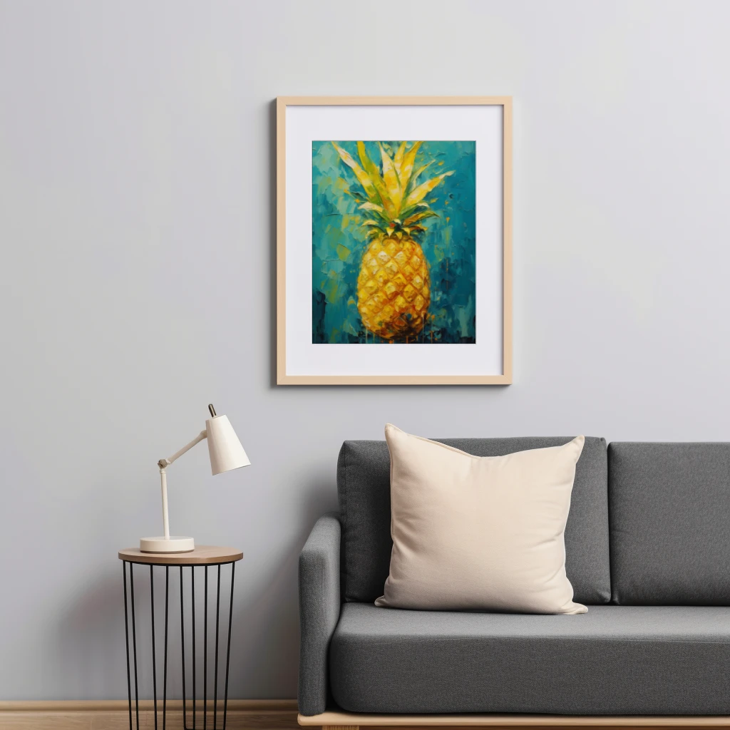 Ananas Van Gogh poster